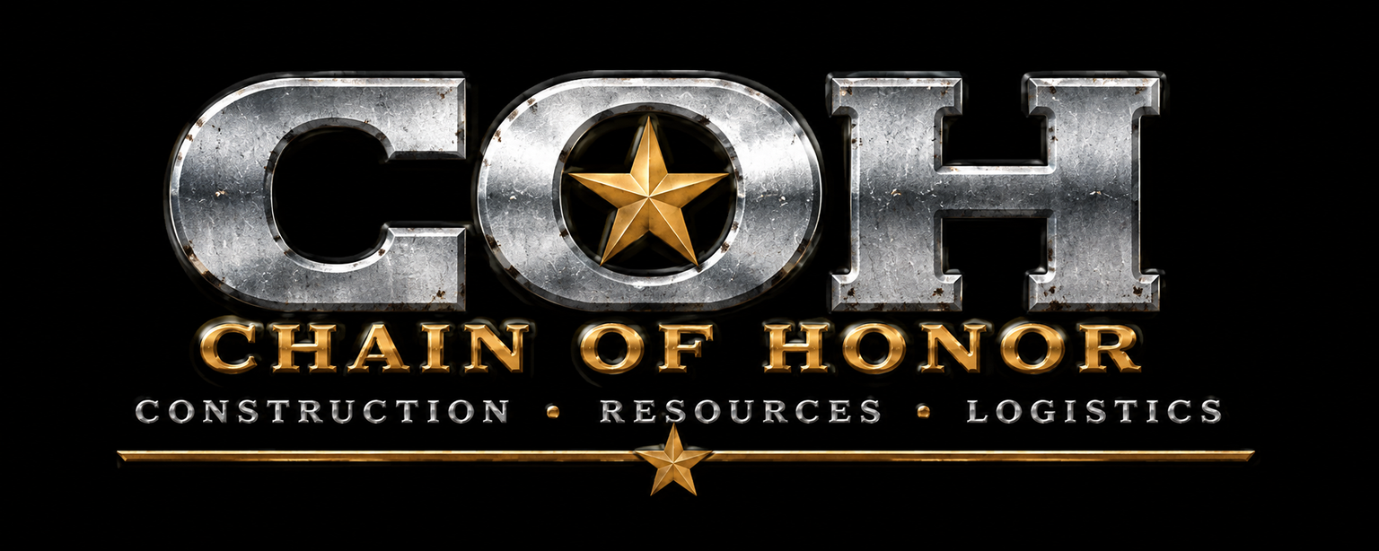 COH Construction, Logistics, Resources